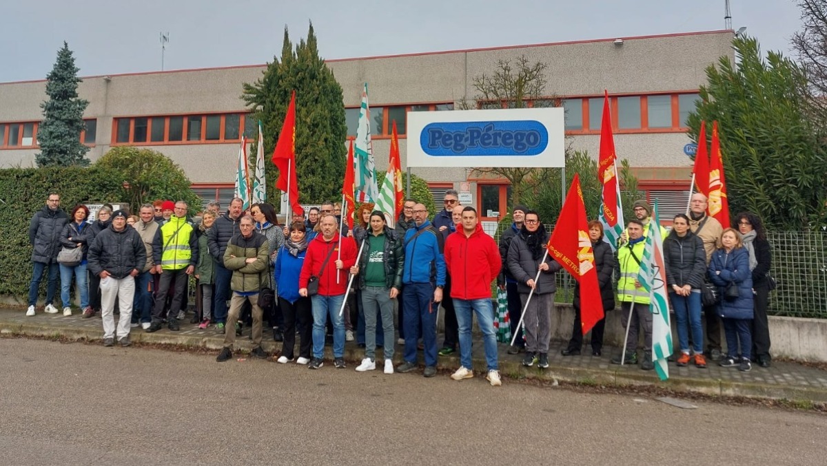 San Donà di Piave, tensione alla Peg Perego: 8 ore di sciopero e stato di agitazione - 