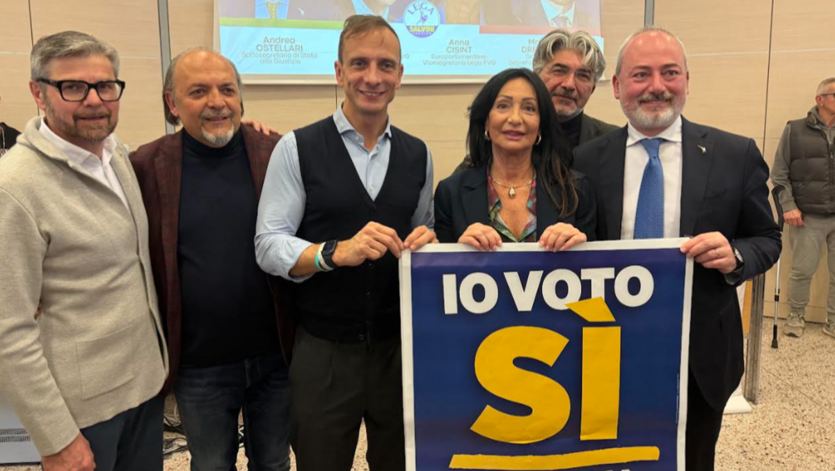 Referendum, Lega: «sala piena a Monfalcone per il "SI"»