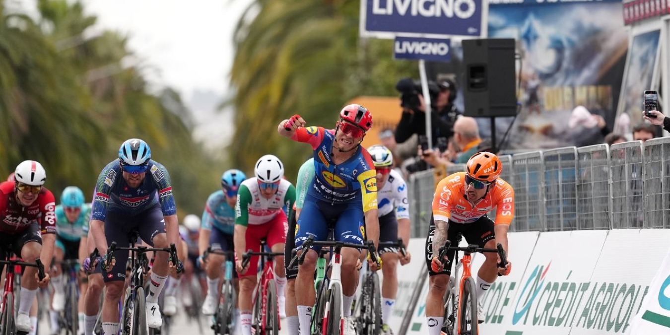 Il friulano Jonathan Milan domina ancora alla Tirreno-Adriatico