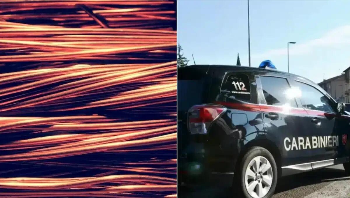 Brucia l'alt, scatta folle inseguimento: in auto aveva 100 kg di rame rubato - 