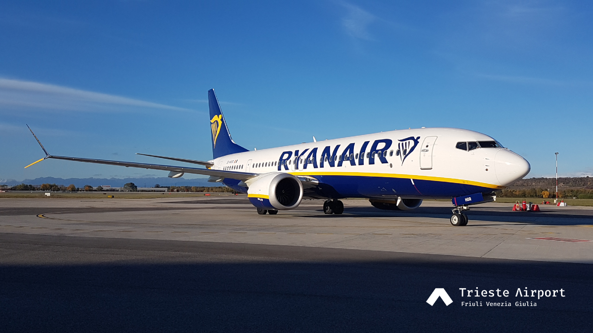 Ryanair punta su Trieste Airport: 21 rotte e +20% di passeggeri - 