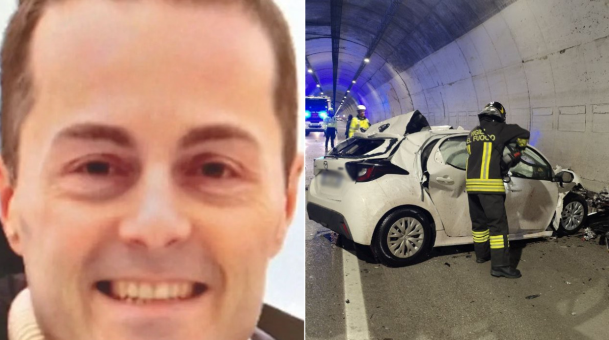 Tragico frontale auto-betoniera in galleria: chi era Valerio - 