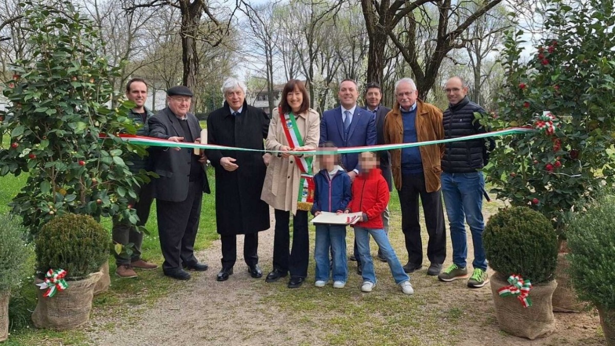 Riese Pio X, il Parco della Poesia rinasce: inaugurata la nuova area verde - 