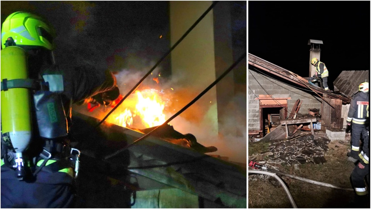 Incendio nel cuore della notte: tetto prende fuoco all’improvviso | FOTO - 