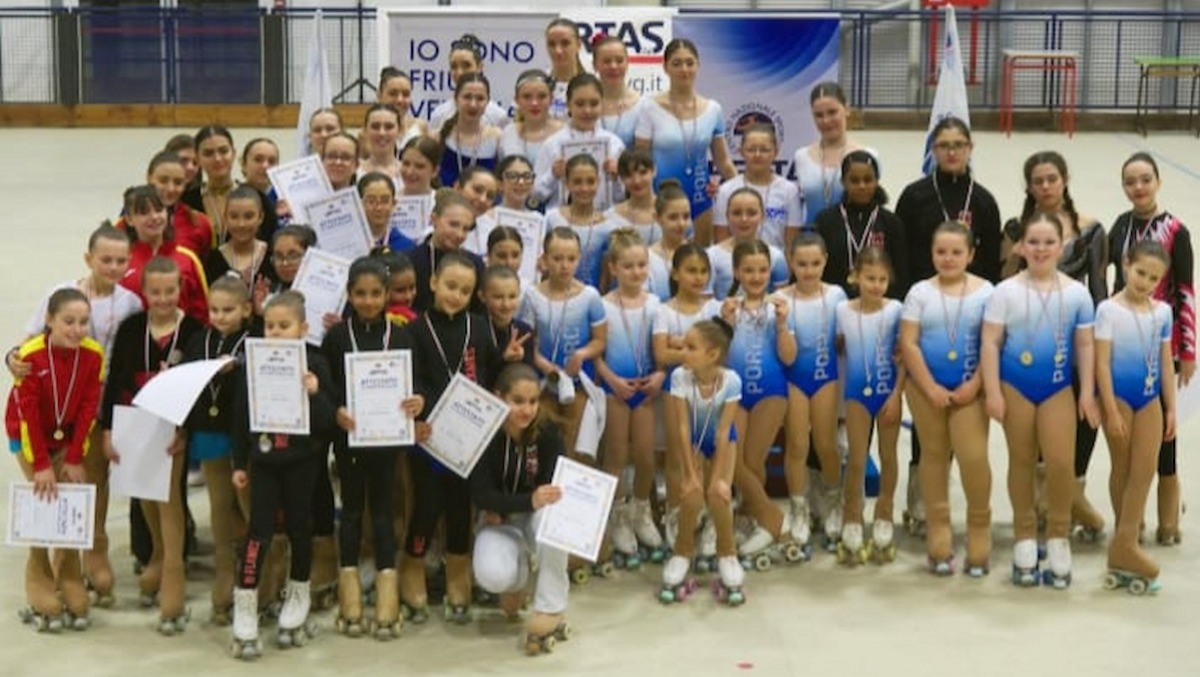 Pattinaggio protagonista a Porcia: 57 giovani atleti inaugurano le Libertiadi - 