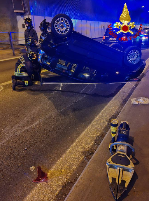 Le immagini dell'incidente