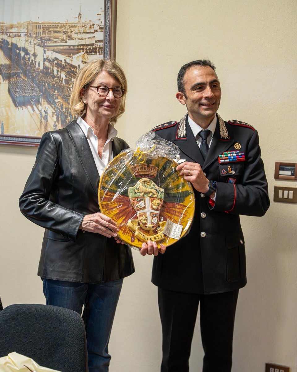 SOTTOSEGRETARIO SAVINO IN VISITA AL COMANDO PROVINCIALE DI TRIESTE