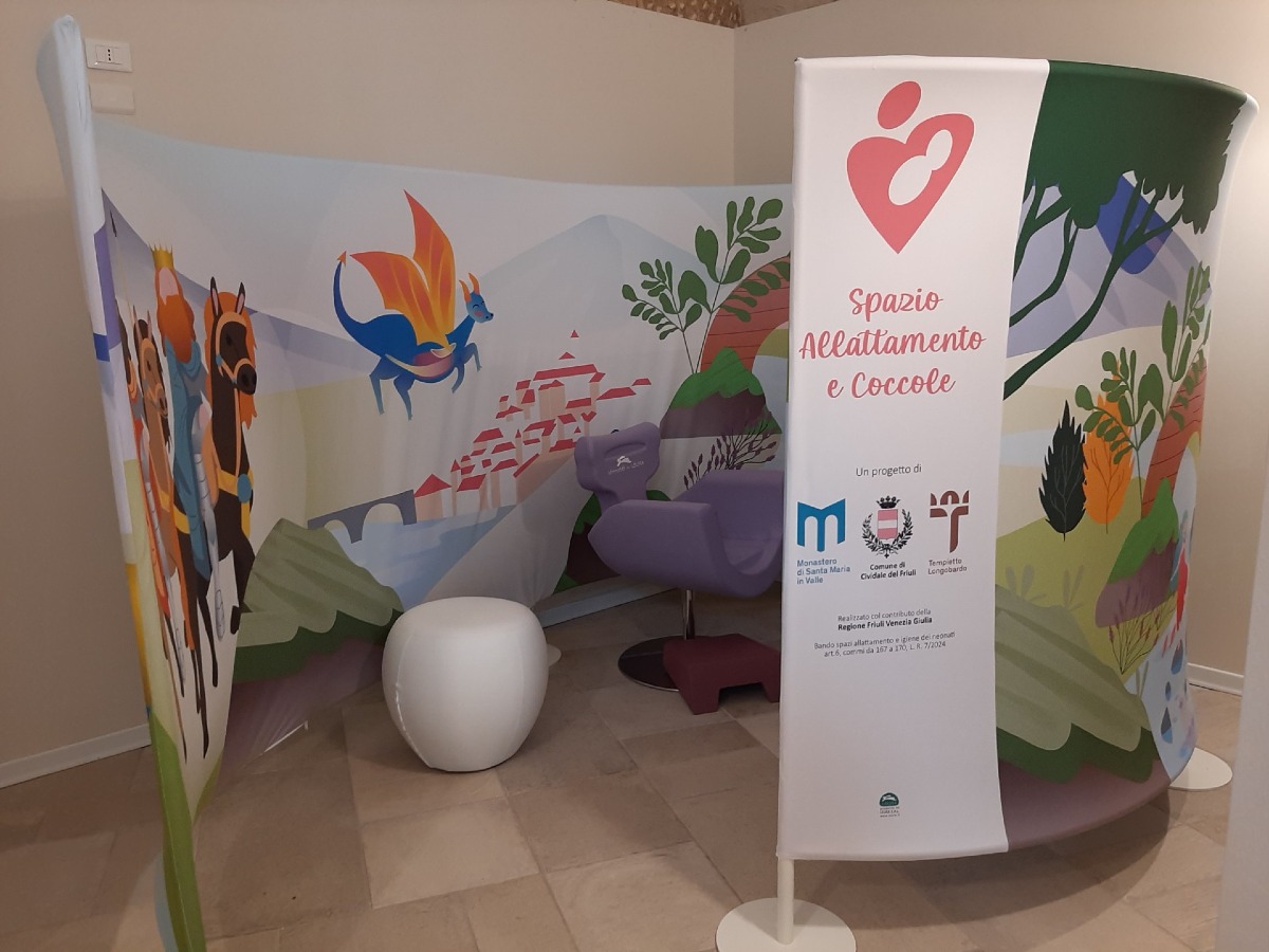 Cividale del Friuli - nuovi punti allattamento nei musei e in biblioteca 