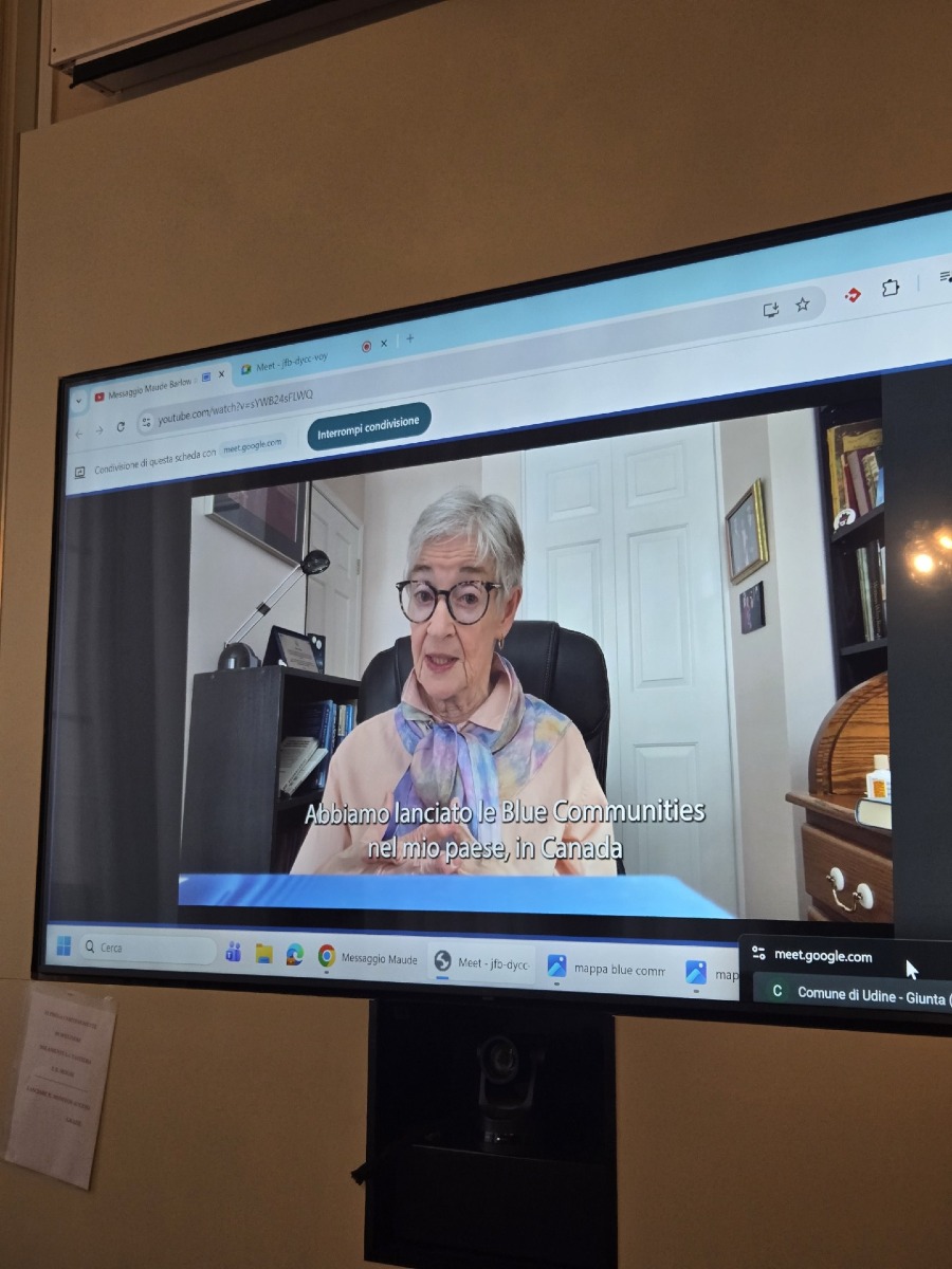 UDINE È IL PRIMO COMUNE ITALIANO A RICEVERE LA CERTIFICAZIONE INTERNAZIONALE DI BLUE COMMUNITY