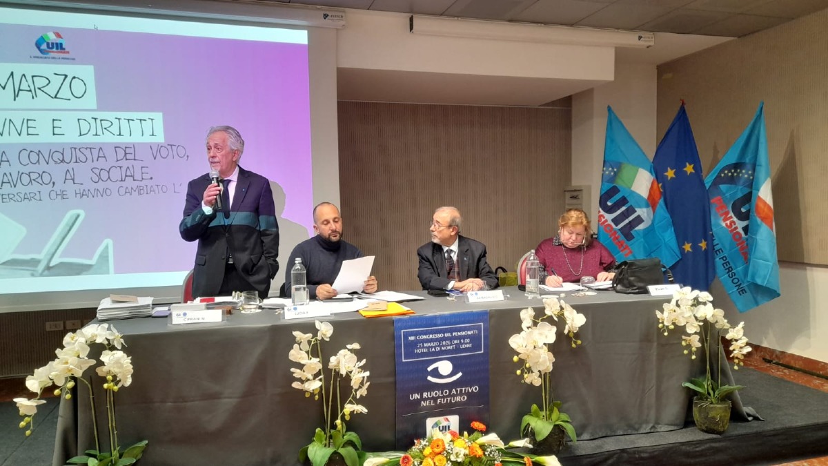 CONGRESSO UIL PENSIONATI FVG SI RINNOVA, MICHELE CIPRIANI ELETTO SEGRETARIO GENERALE