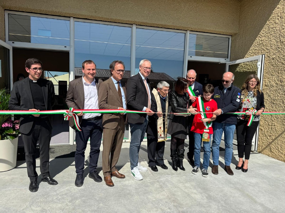 INAUGURAZIONE SCUOLA MEDIA A MORTEGLIANO