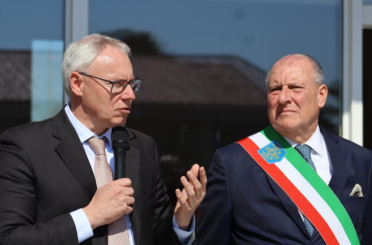 INAUGURAZIONE SCUOLA MEDIA A MORTEGLIANO