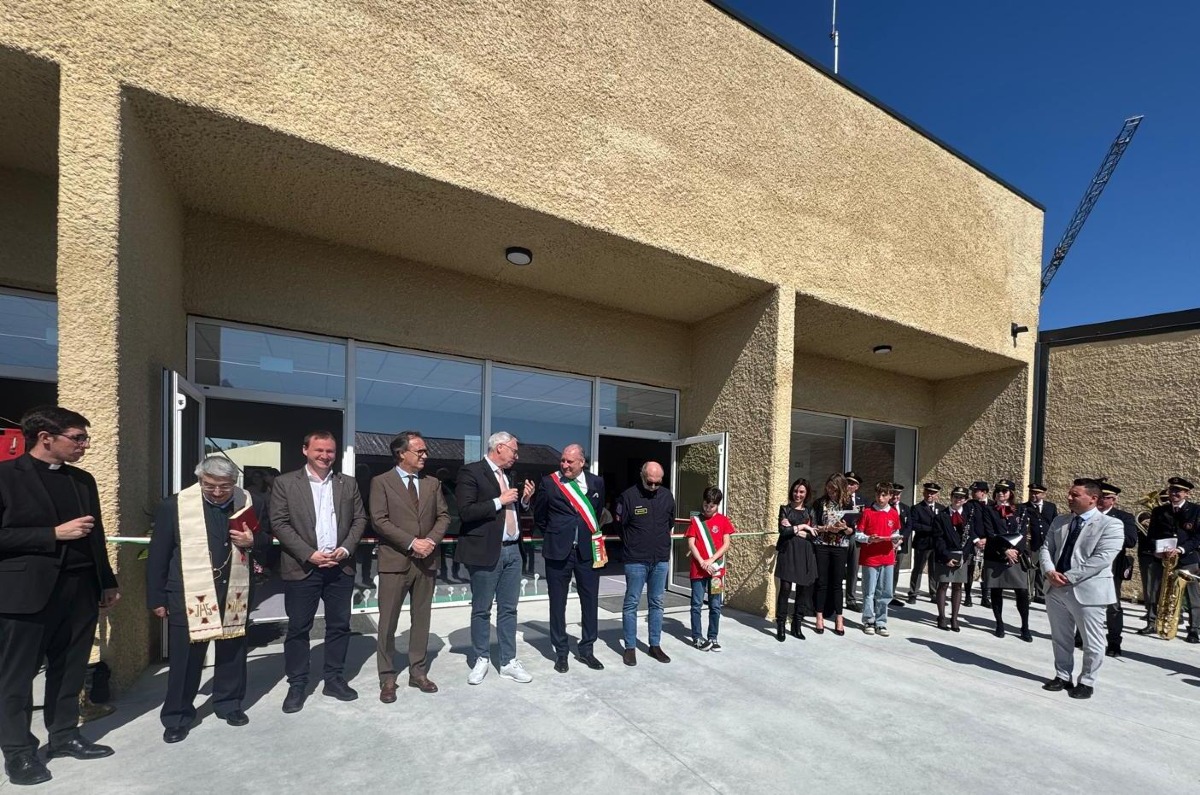 INAUGURAZIONE SCUOLA MEDIA A MORTEGLIANO