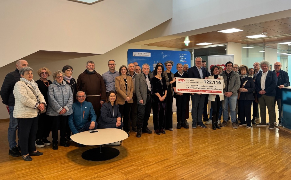 “Prendi 1, doniamo 1”: Coop dona oltre 120mila euro per i più fragili in FVG - 