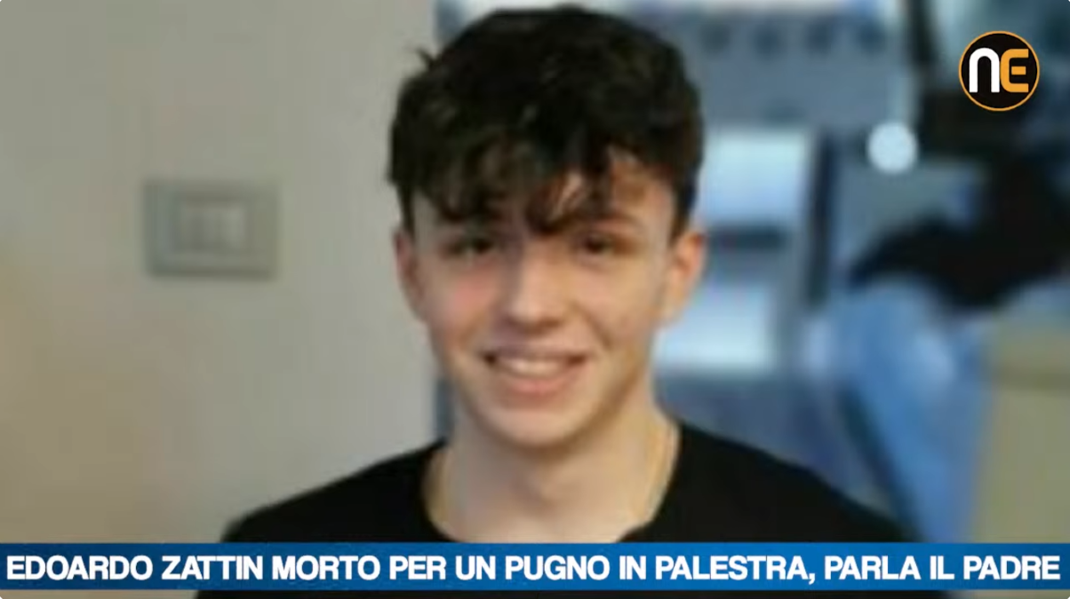 Edoardo Zattin morto per un pugno in palestra, il padre a Nordest24: «Vogliamo la verità» | VIDEO - 