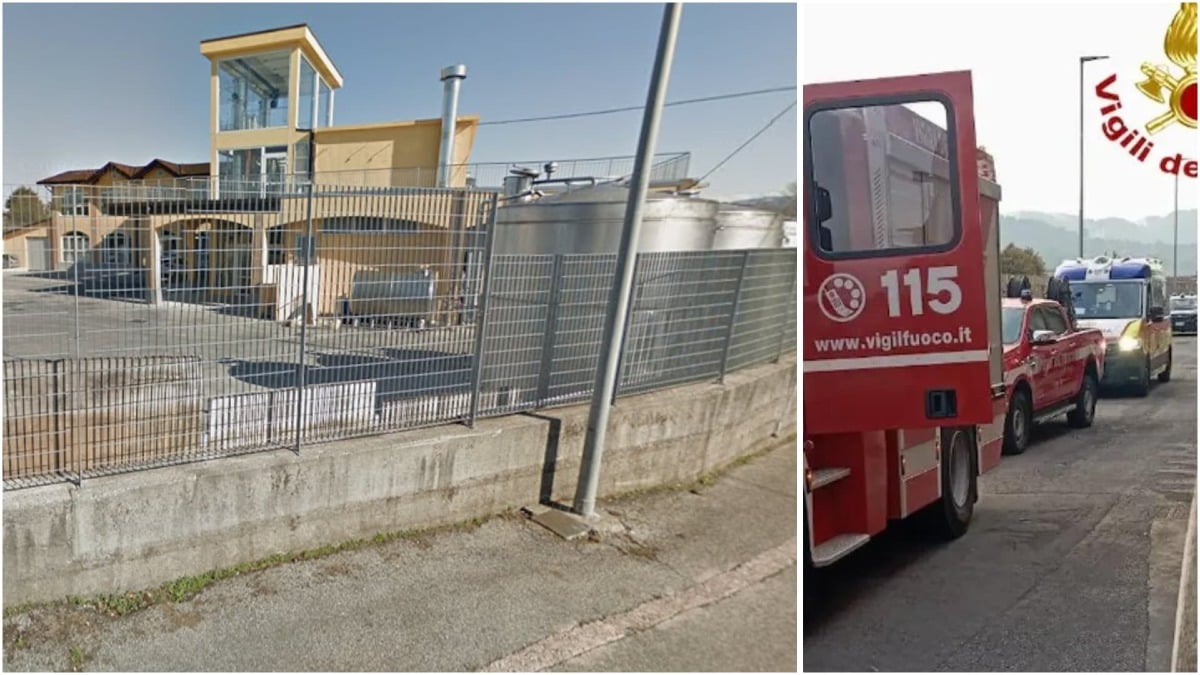 Tragedia in distilleria a Pasian di Prato: muore a 55 anni in un serbatoio - A sinistra lo stabilimento Durbino Friulia