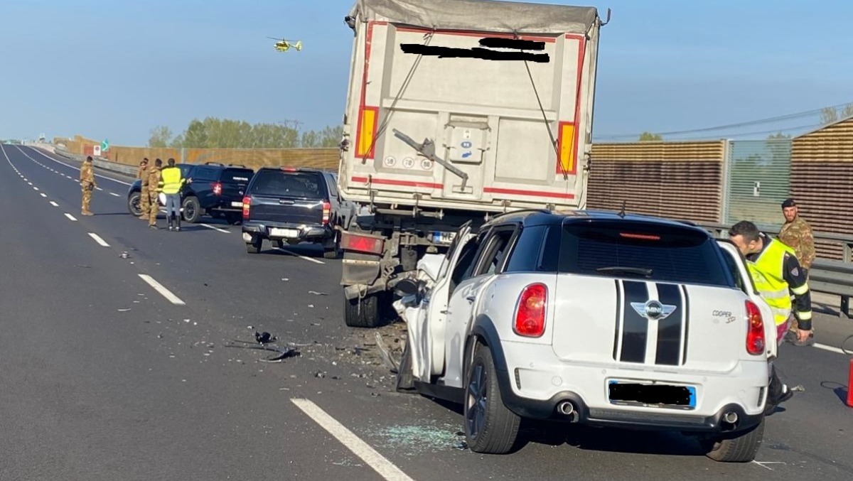 Tamponamento in A4 tra Latisana e Portogruaro: un ferito grave - 