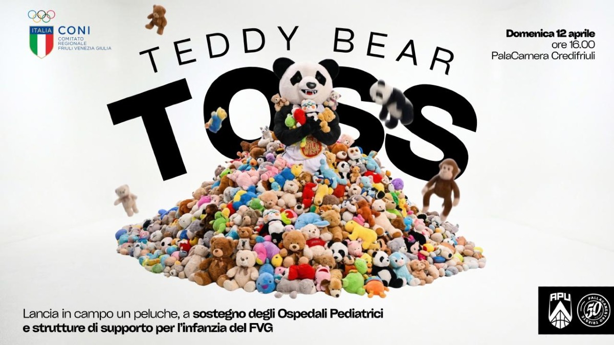 Apu Udine-Trieste, derby con il cuore: al Carnera arriva il "Teddy Bear Toss" - 