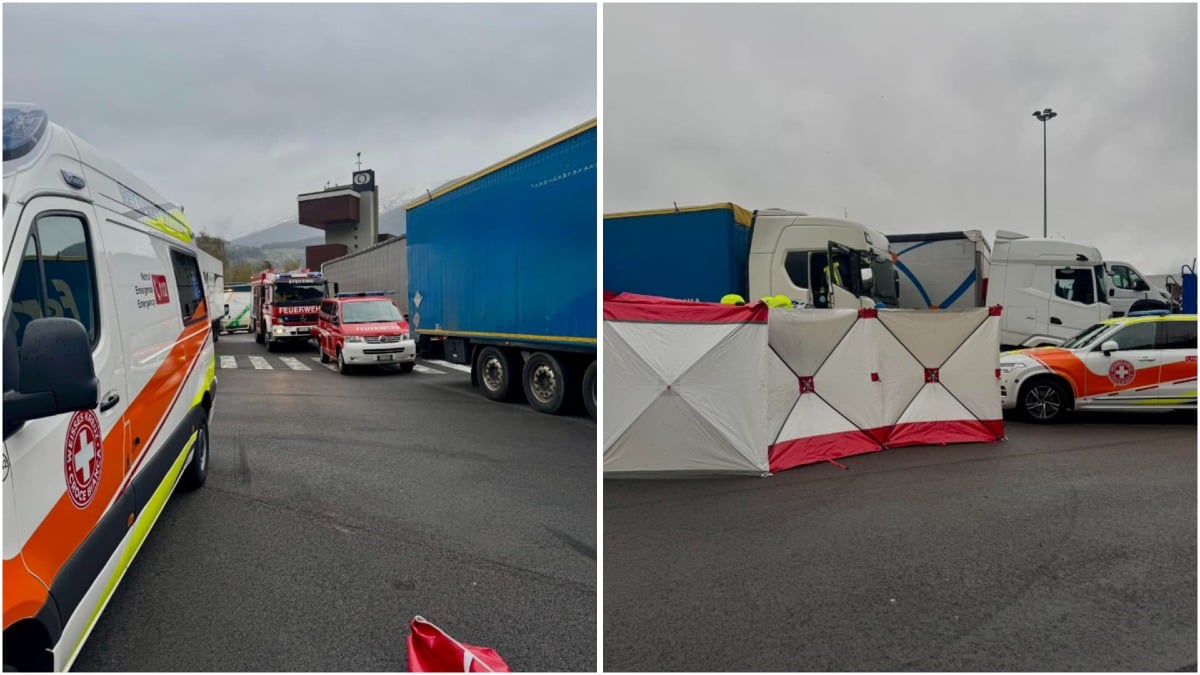 Nessuno lo sentiva da giorni, poi la scoperta: trovato morto in un’area di parcheggio - Le immagini dei Vigili del fuoco di Vipiteno