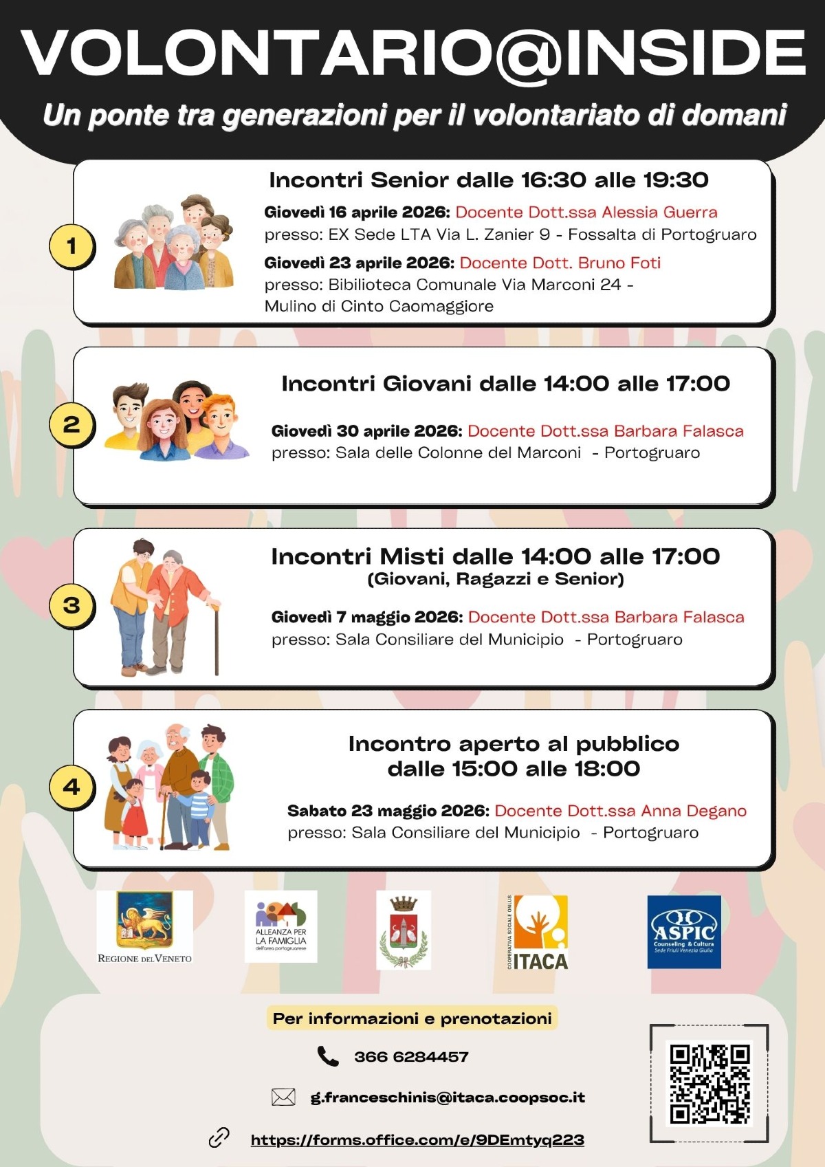 Portogruaro lancia “Volontario @Inside”: giovani e senior uniti per il futuro della solidarietà - 