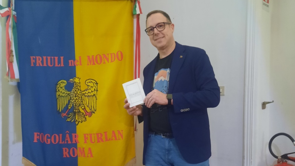 Successo a Roma per “Stagjons, Haiku par Furlan” continua il tour di Christian Romanini - Christian Romanini ospite del Fogolâr Furlan di Roma