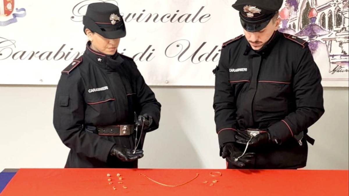 Oro rubato, ma il piano fallisce: 21enne nei guai. Cosa è successo a Tavagnacco - 
