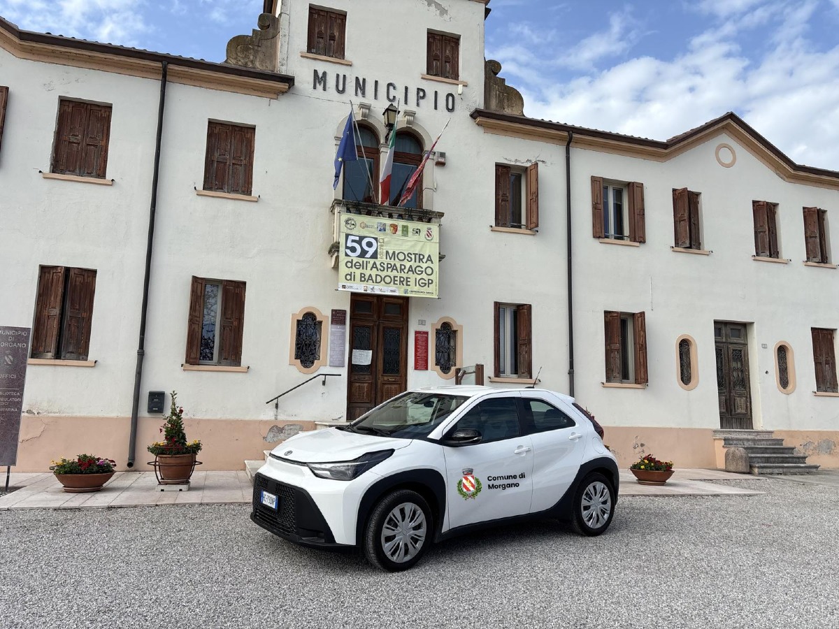 Morgano rinnova il parco auto comunale: arriva una vettura a basse emissioni - 