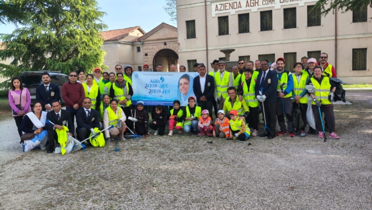 San Polo di Piave, Giornata ecologica: volontari in campo con la comunità indiana - 