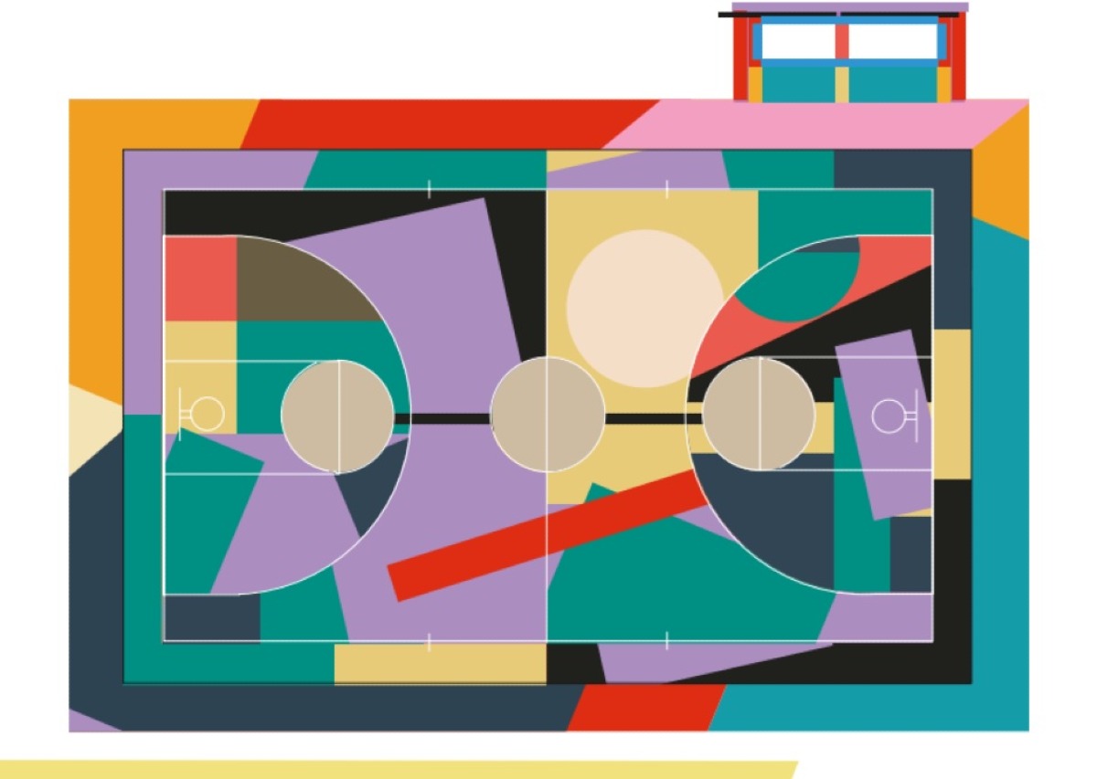 Castelfranco Veneto, LiberAlè trasforma il campetto del Palazzetto con la street art - 