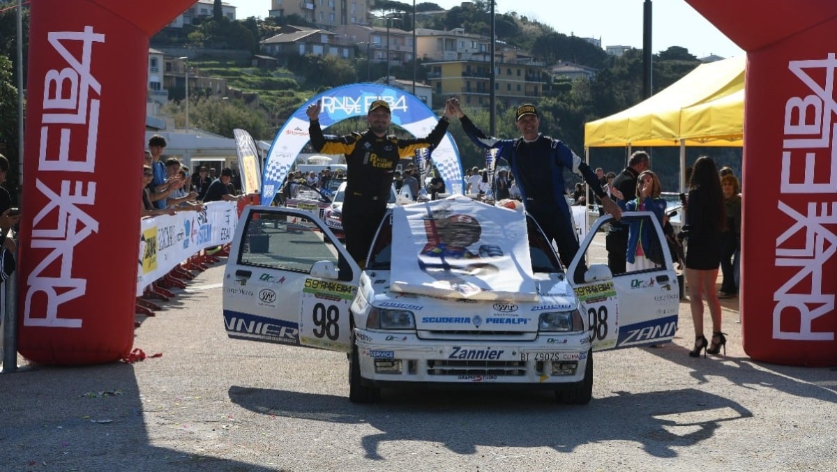 Rally Elba, Zannier domina tra le due ruote motrici con la Clio Williams - 