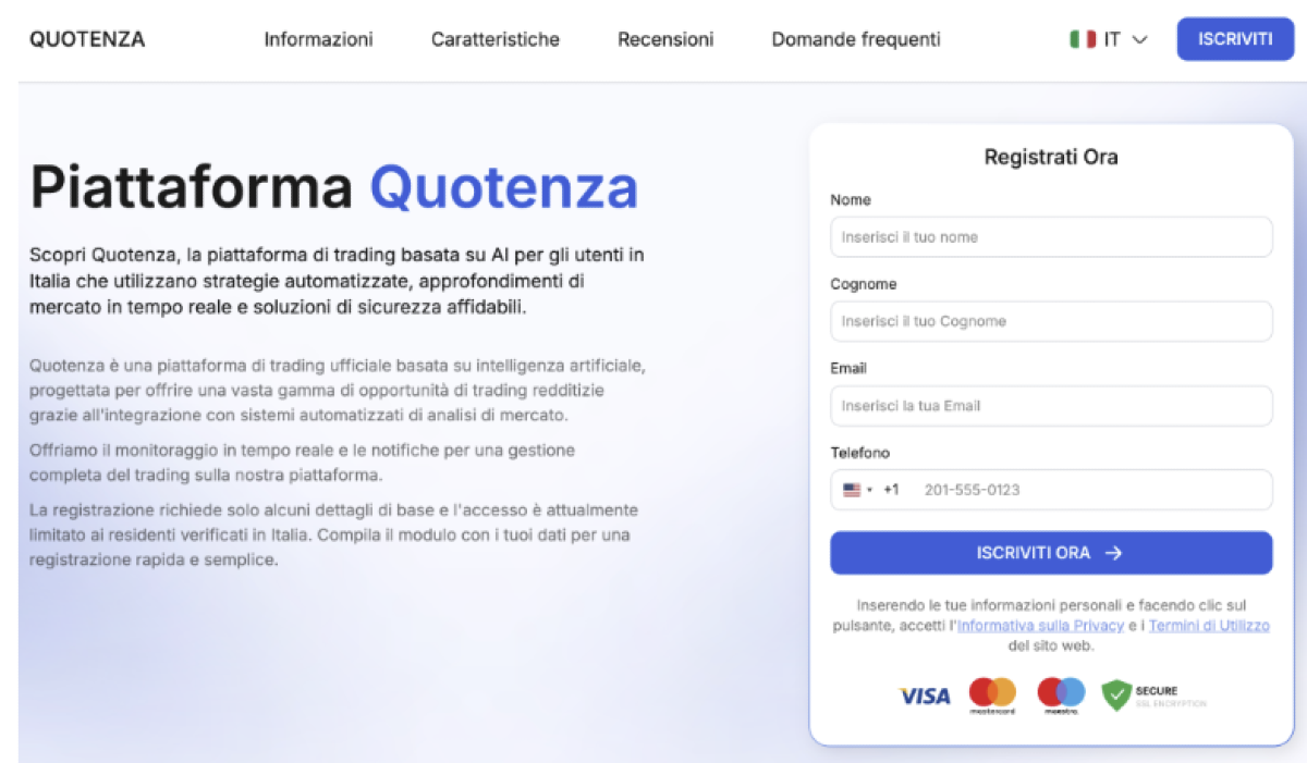 Quotenza: Analisi Approfondita della Piattaforma di Investimento Basata sull'Intelligenza Artificiale (2026) - 