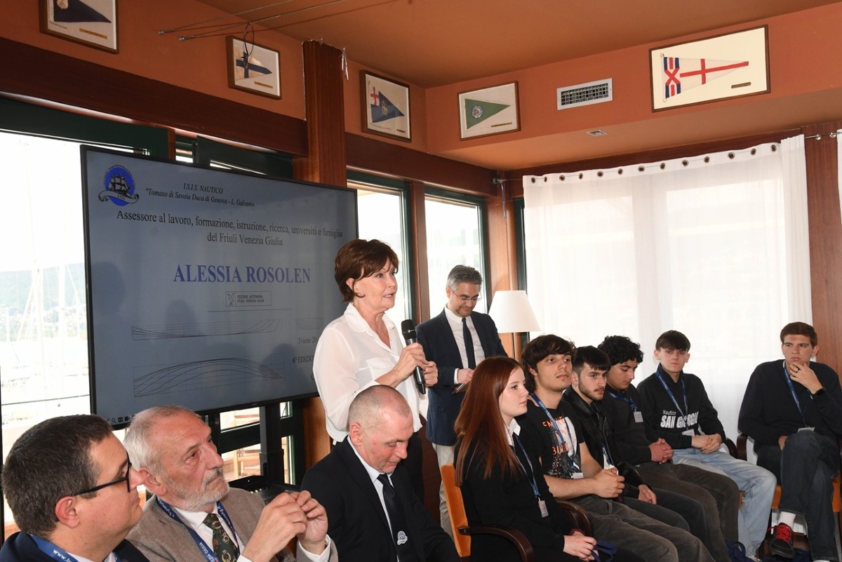 Trieste, Rosolen: «L’istruzione nautica è un’eccellenza che unisce scuola e mare»