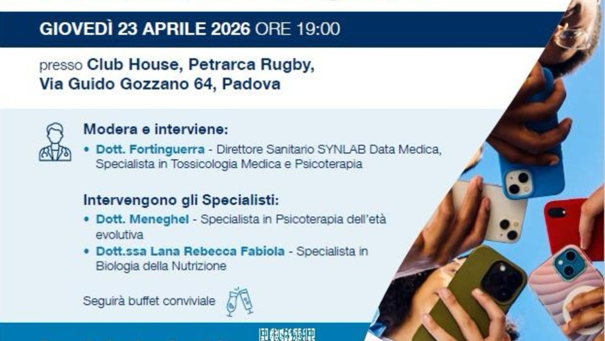 Padova, focus sulle nuove dipendenze: incontro gratuito su junk food e social - 