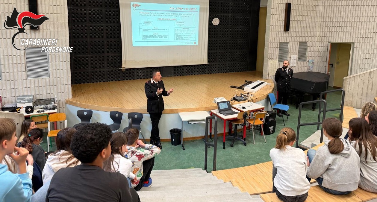 Carabinieri a scuola, 160 studenti a confronto su legalità e sicurezza a San Vito - 