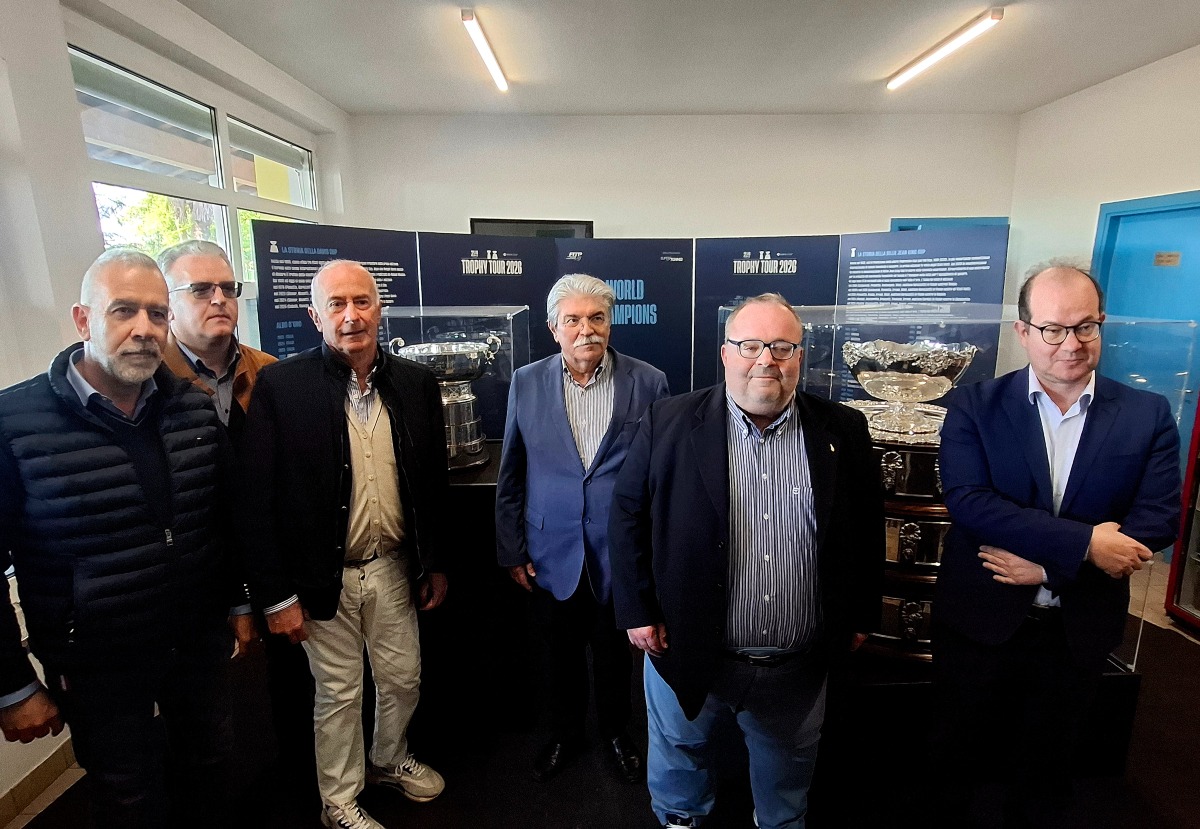 Coppa Davis e Billie Jean King Cup in mostra a Martignacco: chiude il tour in Fvg - 