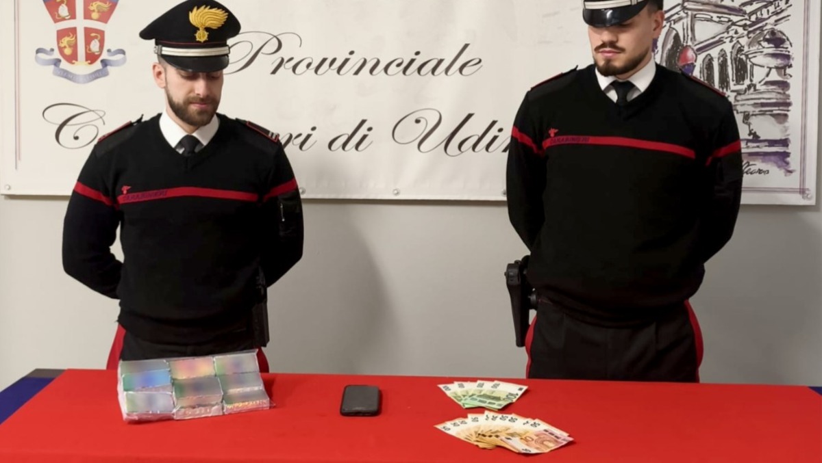 Beccato con 1kg di droga in Friuli: arrestato giovanissimo della Bassa - 