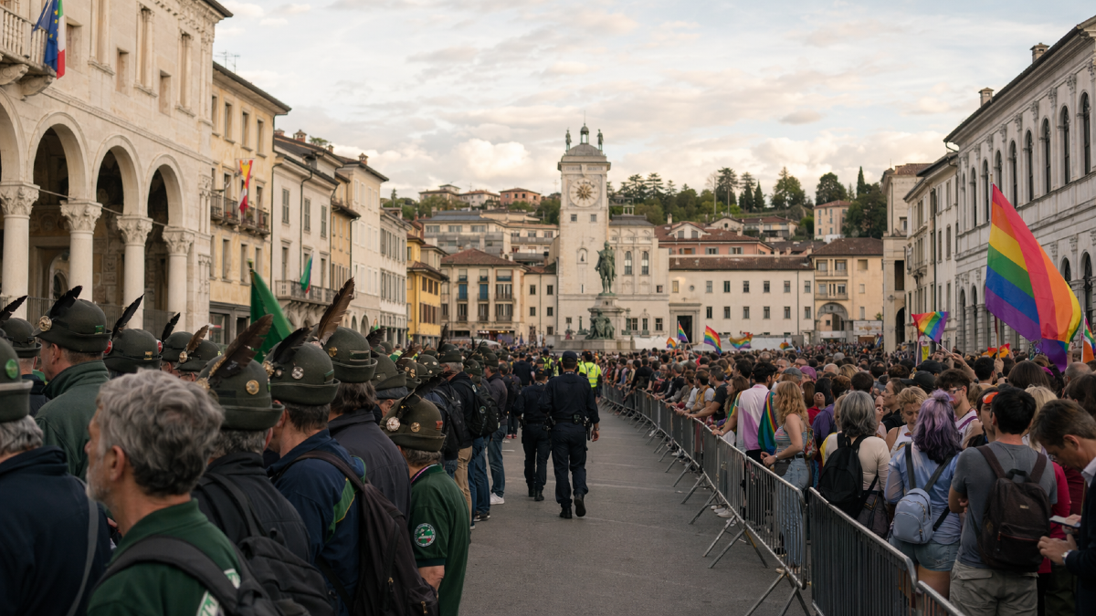 Udine, il 26 settembre mette alla prova la città: raduno Alpini e Fvg Pride nello stesso sabato - 