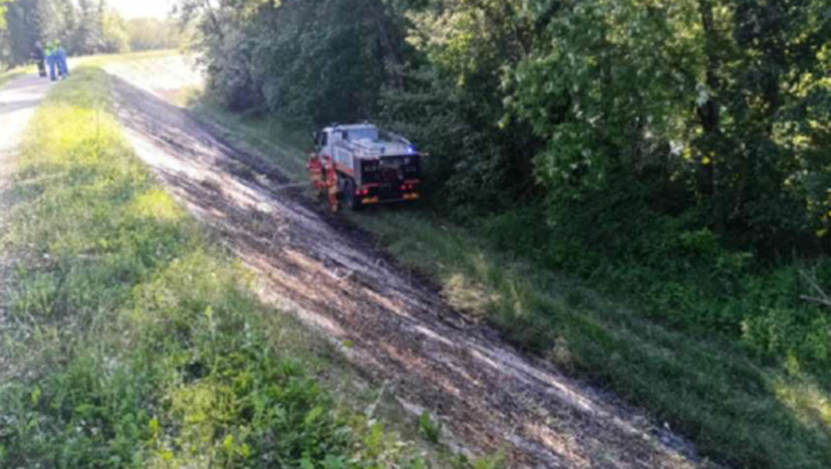 Doppio incendio lungo il Tagliamento: interventi a Latisana e Sedegliano nel tardo pomeriggio - 