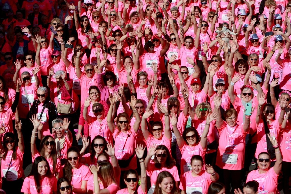 Treviso in Rosa, diecimila donne in città per sport e solidarietà | LE FOTO - 