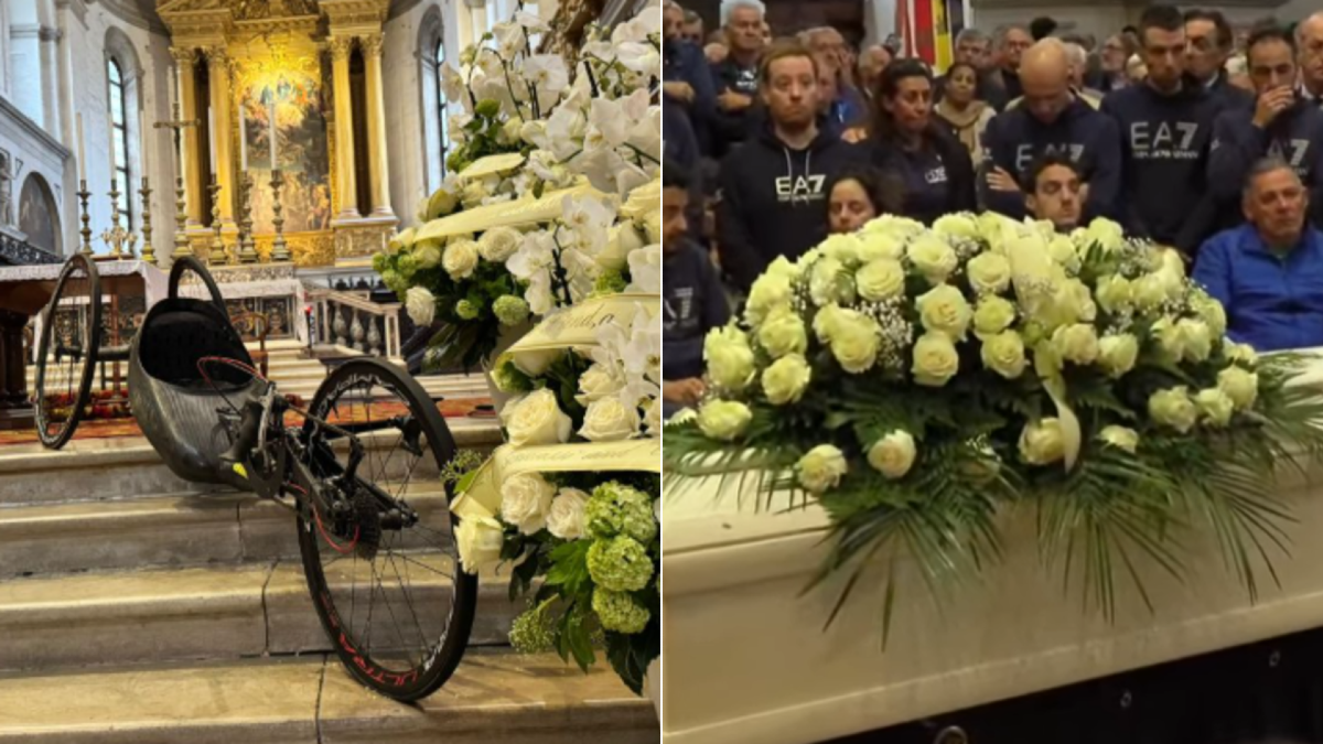 Funerali di Alex Zanardi, Padova si ferma: la handbike, gli applausi e l'ultimo abbraccio - 