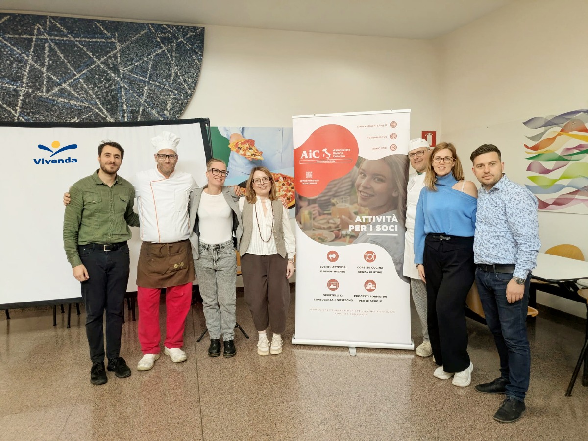 Celiachia, show cooking senza glutine all’Università di Udine con Vivenda e AIC FVG - 