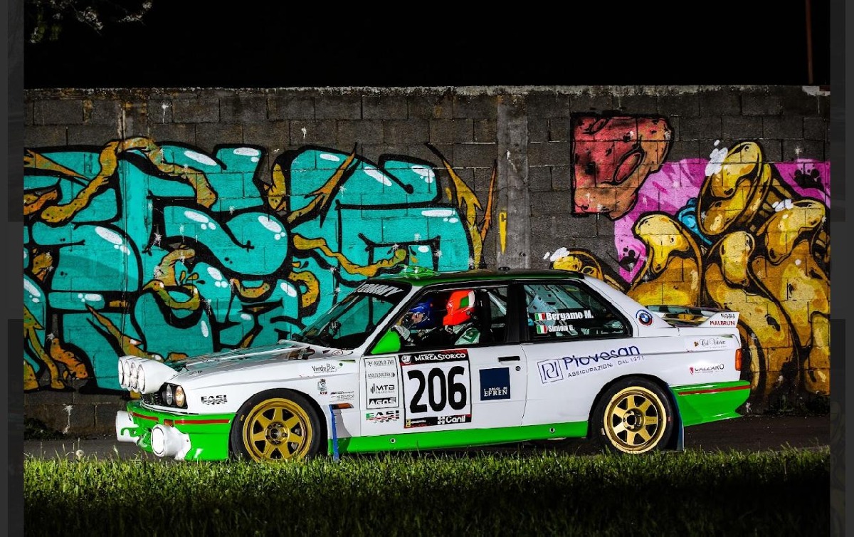 Rallye San Martino, Matteo Bergamo tra sponsor e piloti nell’Historique 2026 - 