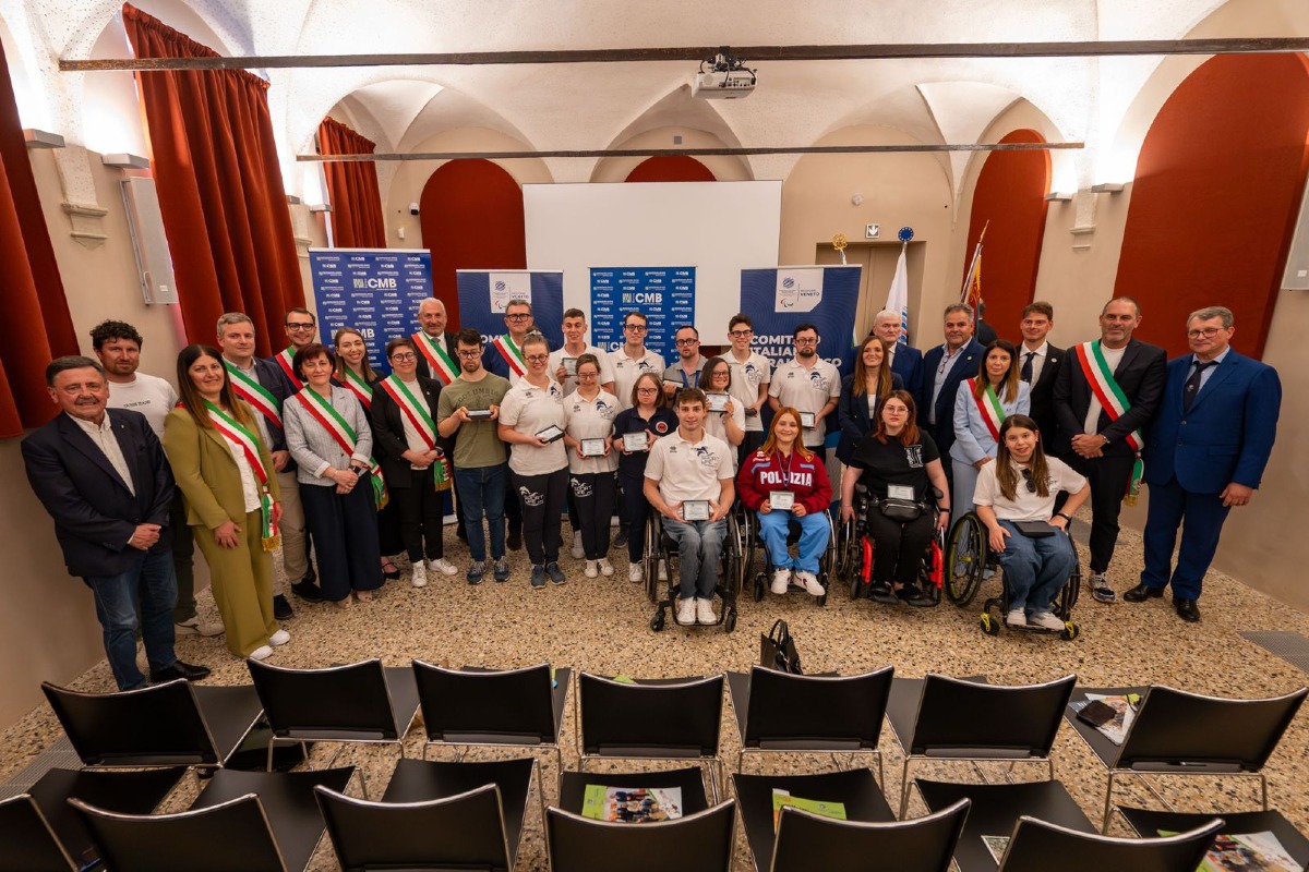 Treviso, premiati 20 campioni paralimpici italiani di città e provincia - 