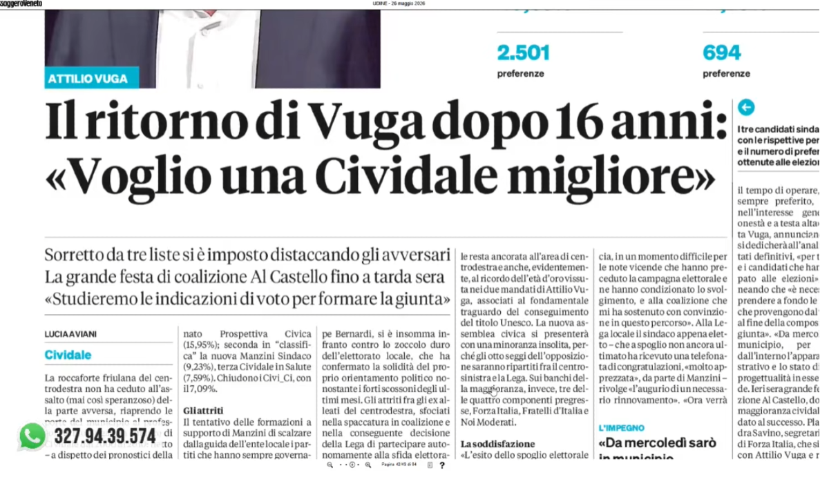 La Rassegna stampa di Nordest24, puntata di martedì 26 maggio 2026 | VIDEO - 