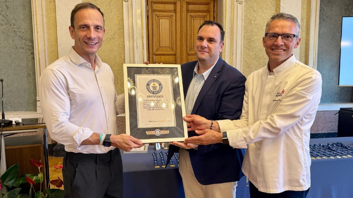 A Trieste premiati i protagonisti del Guinness del tiramisù lungo 440 metri - 