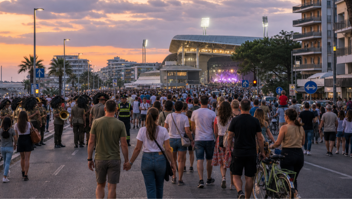 Lignano oggi 30 maggio tra Tiziano Ferro e Raduno Bersaglieri: orari, traffico e parcheggi - 