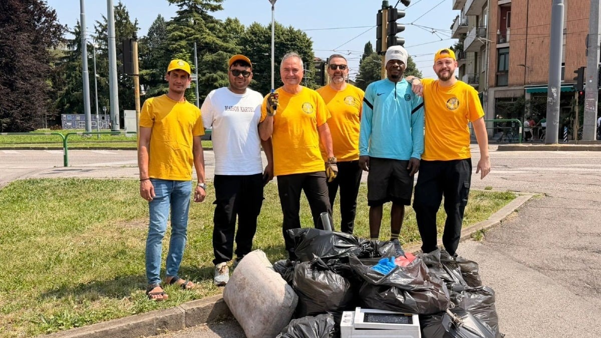 Borgomagno, raccolta straordinaria nell’area della stazione: rimossi 50 chili di rifiuti - 
