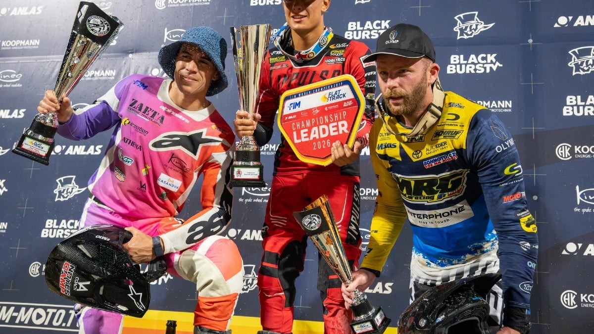 Mondiale flat track, Terenzano conferma il suo peso: Boughen porta Ducati davanti a tutti - 