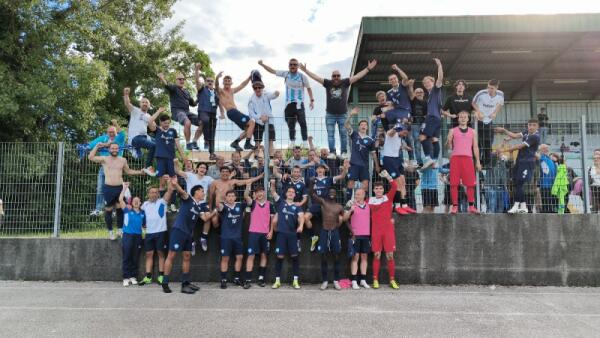 Pro Gorizia, rimonta da Eccellenza: nel recupero arriva il gol che vale la stagione