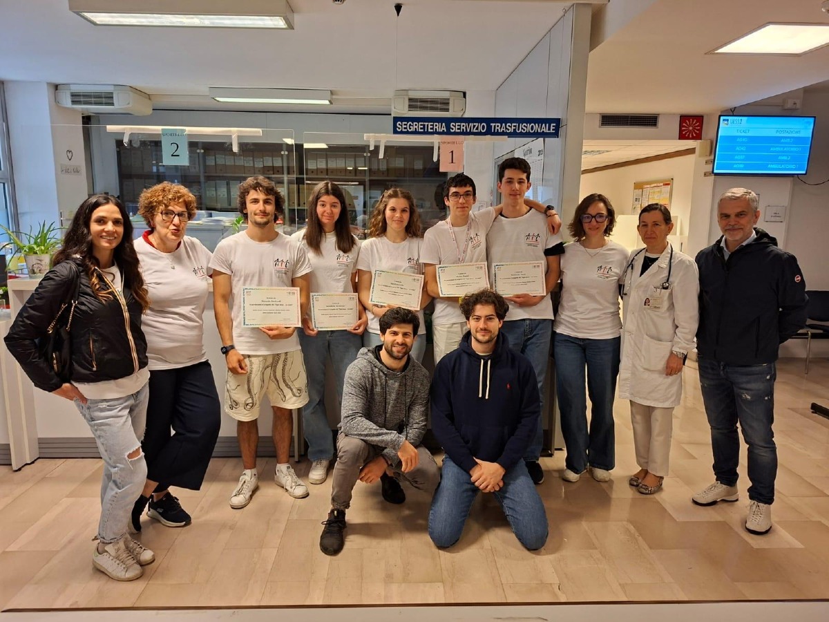 Treviso, dal Giorgi-Fermi al centro trasfusionale: venti studenti iniziano il percorso per diventare donatori - 